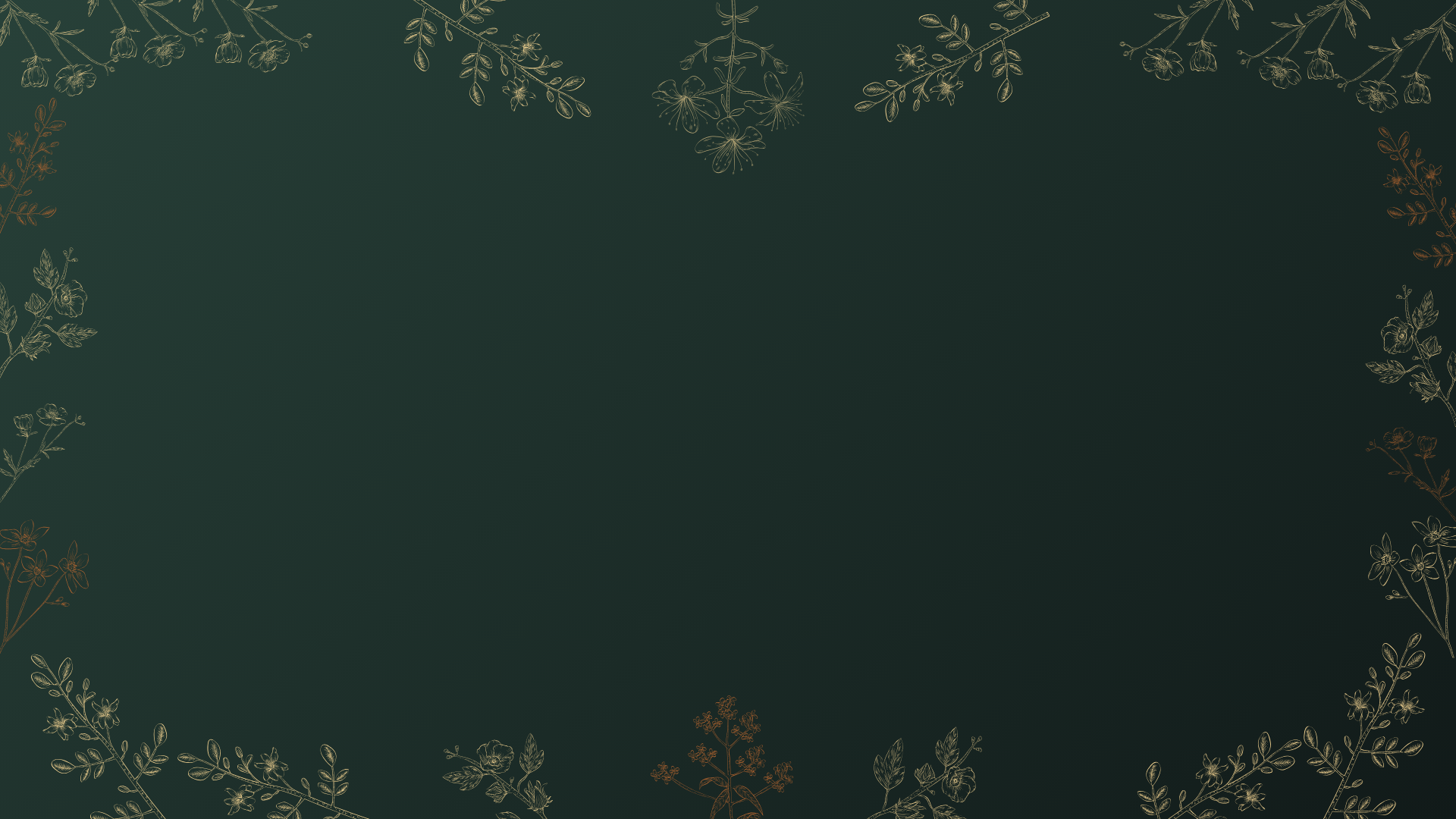 Background with Floral Border